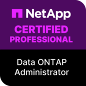 Badge NetApp Certified Data Administrator, ONTAP (NS0-160i)