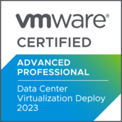 Badge VMware Certified Advanced Professional – Data Center Virtualization Deploy 2023 (VCAP-DCV Deploy 2023)
