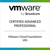 Badge VMware Certified Advanced Professional – VMware Cloud Foundation VKS (VCAP-VCF VKS)