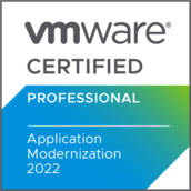 Badge VMware Certified Professional – Application Modernization 2022 (VCP-AM 2022)