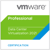 Badge VMware Certified Professional – Data Center Virtualization 2021 (VCP-DCV 2021)